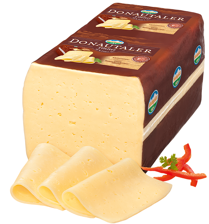 Packshot Weideglück Käse an der Theke Donautaler aromatisch 3 bis 3,2 kg Eurobrot