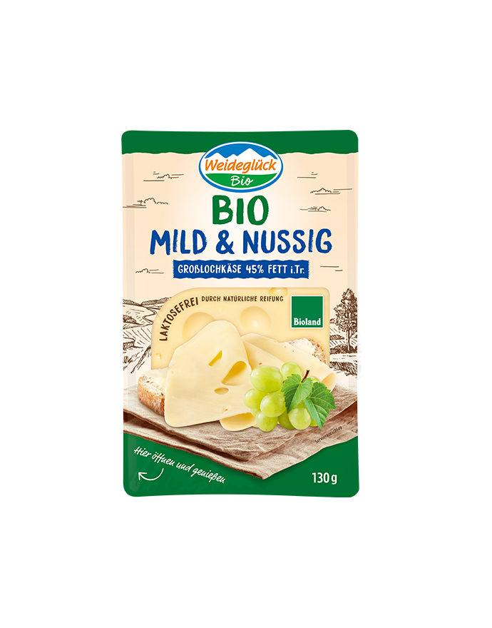 Weideglück – Bio Reibekäse - mild 150g